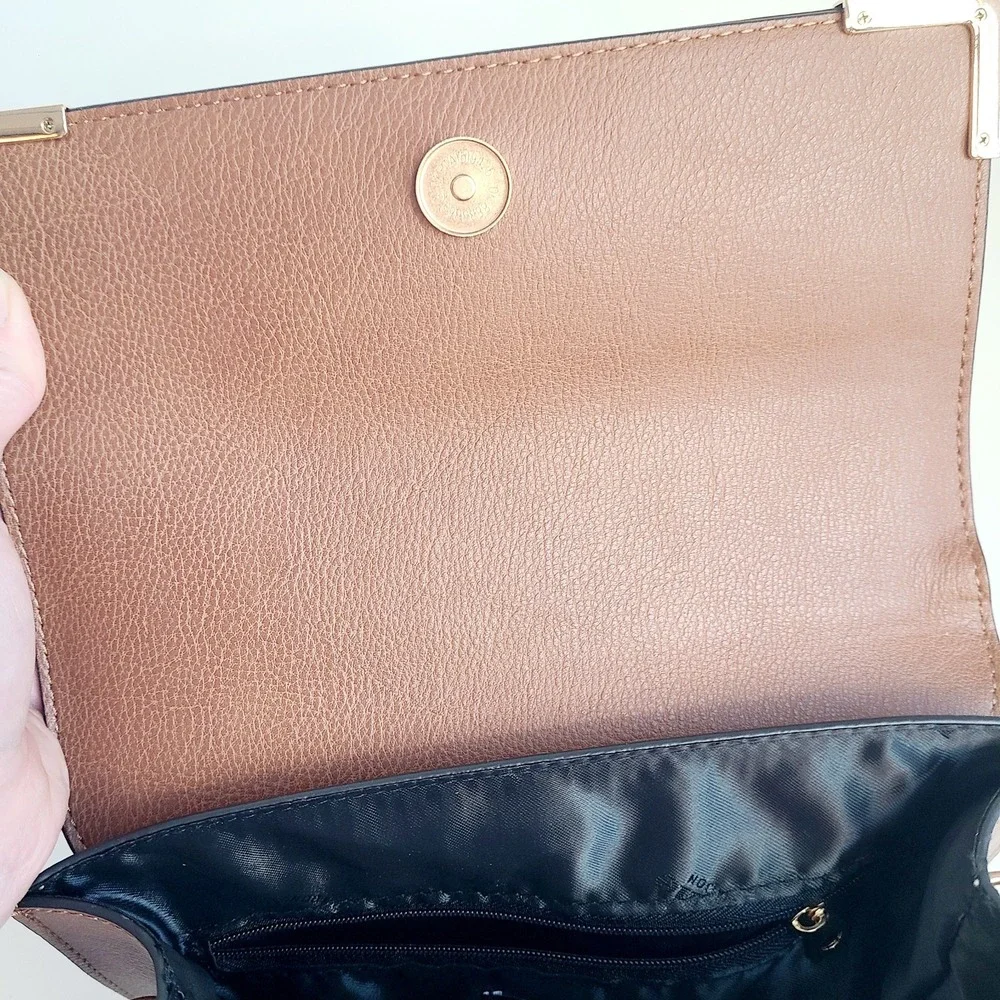 DUNE London Womens Satchel Monogram Bag Colorblock‎ Convertible Crossbody NWOT